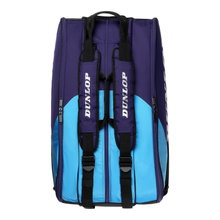 Torba na rakiety tenisowe Dunlop FX Performance (torba na rakiety, 3 główne komory) 2026 niebiesko-czarna 12 szt.